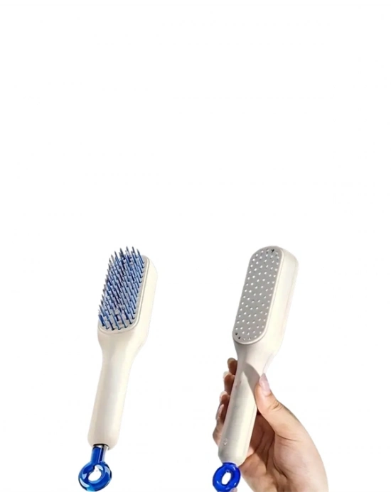 Otomatik Temizlenen Ergonomik Saç Tarağı – Masaj Başlıklı