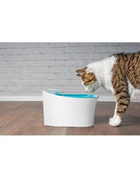 Otomatik Uyarılı Kedi Köpek Su Kabı