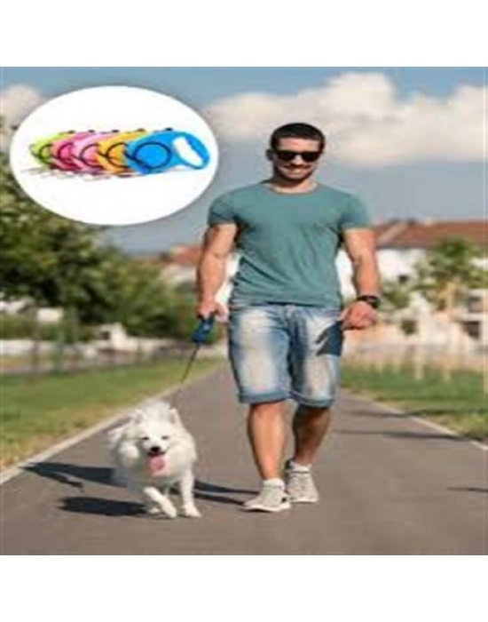 Otomatik Uzayan Köpek Tasması 3 METRE