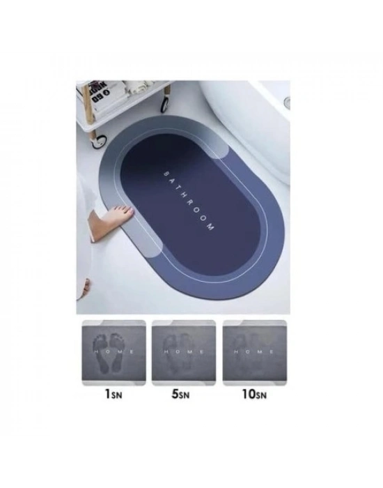 Oval Süper Emici Banyo Paspası