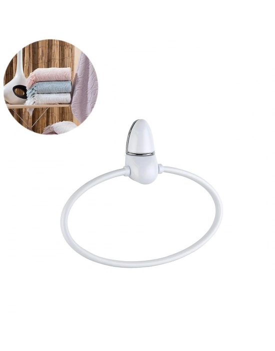 ®  Oval Yuvarlak Halka Havluluk Dekoratif El Havlusu Tutacağı Askısı