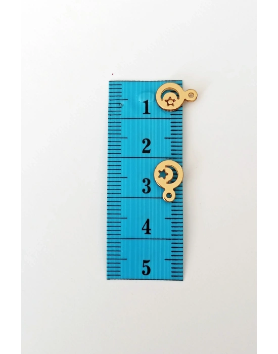 Oya Abiye Bileklik Kolye Pleksi Metalik Plastik Pul Altın Renk 8 gram 85 adet - BNC483