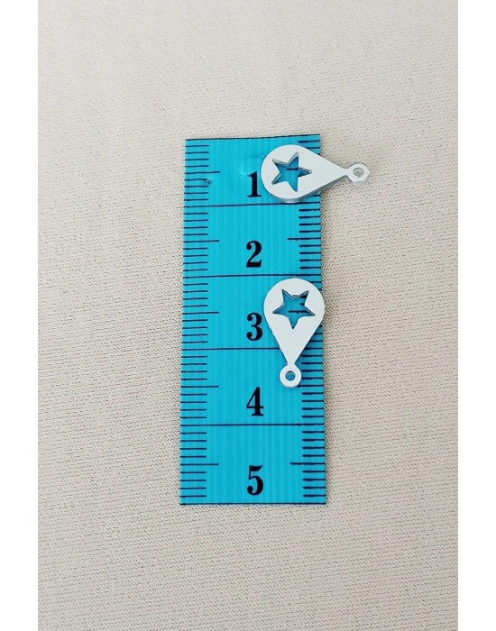 Oya Abiye Bileklik Kolye Pleksi Metalik Plastik Pul Gümüş Renk 24 gram 195 adet - BNC581