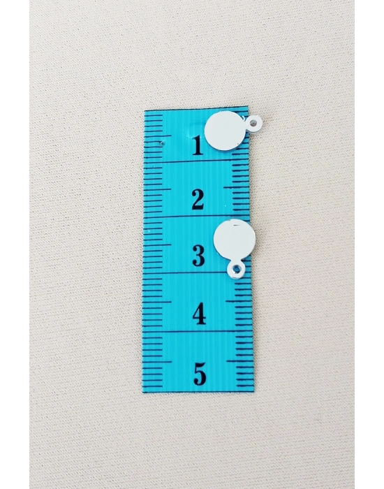 Oya Abiye Bileklik Kolye Pleksi Metalik Plastik Pul Gümüş Renk 24 gram 225 adet - BNC580