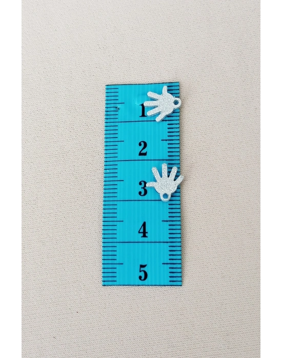 Oya Abiye Bileklik Kolye Pleksi Metalik Plastik Pul Gümüş Renk 24 gram 285 adet - BNC579