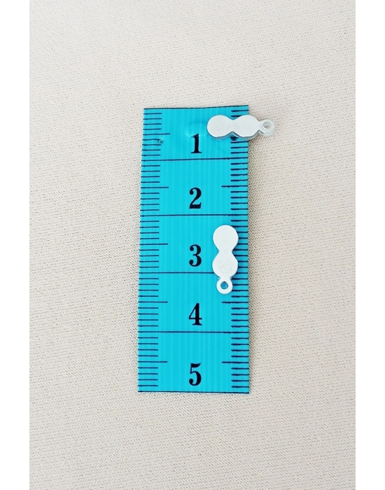 Oya Abiye Bileklik Kolye Pleksi Metalik Plastik Pul Gümüş Renk 24 gram 300 adet - BNC568