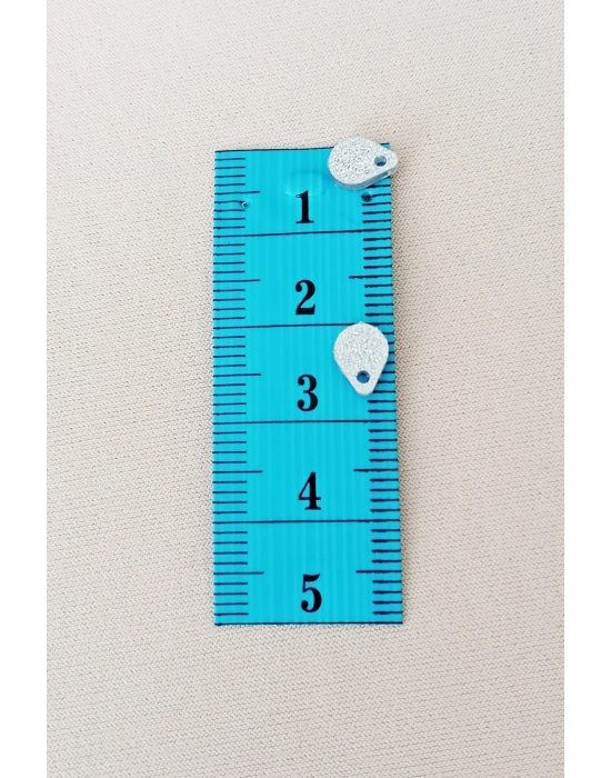 Oya Abiye Bileklik Kolye Pleksi Metalik Plastik Pul Gümüş Renk 24 gram 465 adet - BNC569