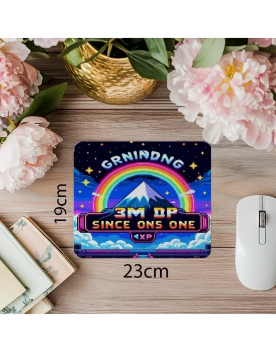 Oyun Başlangıcından Bugüne Temalı Mouse Pad - 19x23 cm 2 mm Dikdörtgen İthal Baskılı Mouse Pad