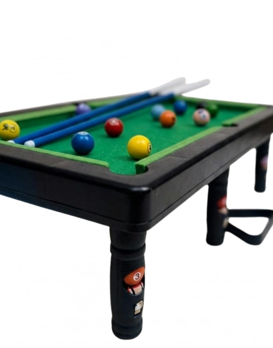 Oyuncak Bilardo Masası Seti Çocuklar İçin Eğlence ve Beceri Oyunu