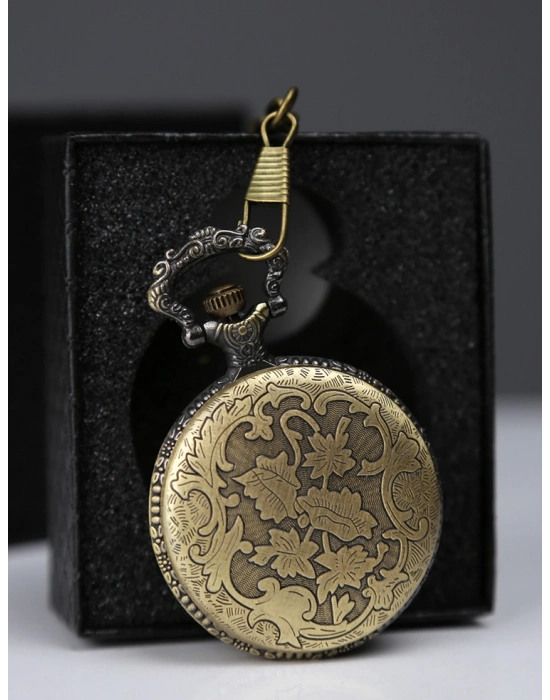 Özel Kutulu Antik Filli Köstekli Saat