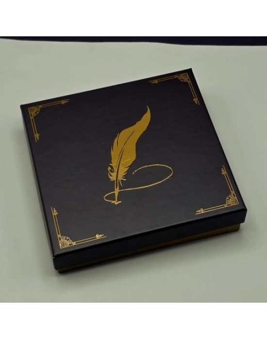 Özel Renk Deri Defter Ve Roller Metal Kalem