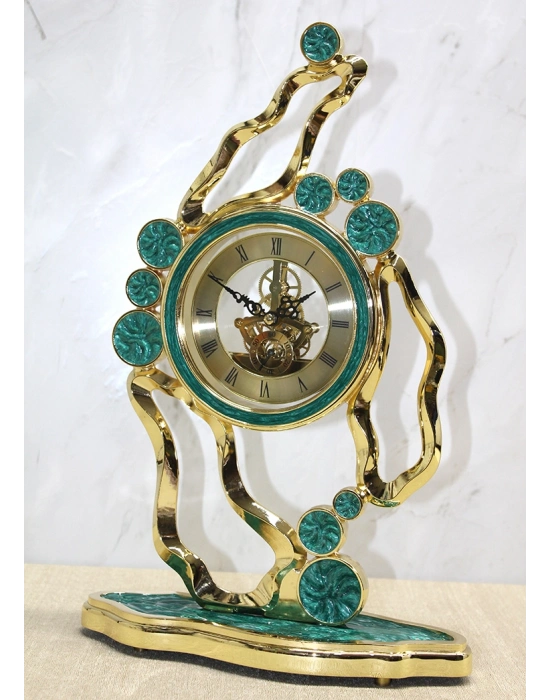 Özel Yeşim Tasarım Masa Üstü Saat