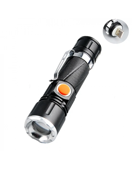 P50 Led Şarjli Mıknatıslı Usb El Feneri Wt-622