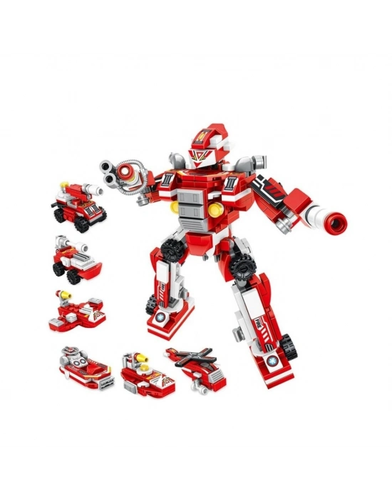 P605001 6 İN 1 KIRMIZI YUMURTA MODEL 45 PARÇA BLOCK OYUNCAK