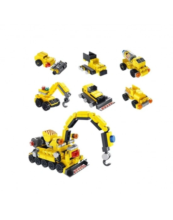 P605002 6 İN 1 SARI YUMURTA MODEL 45 PARÇA BLOCK OYUNCAK