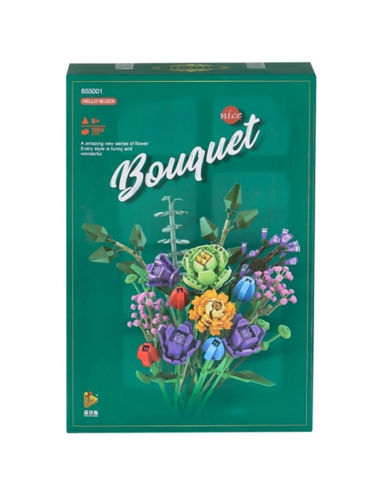 P655001 Panlos Çiçek Buketi 999 Parça Blok Seti -Vagon life