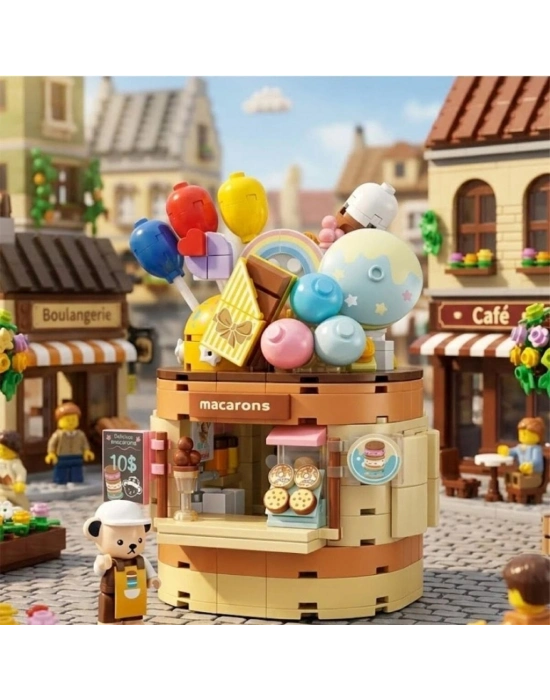 P881201 TEDDY BEAR KOLEKSİYONU DONDURMA DÜNYASI 354 PARÇA BLOCK OYUNCAK