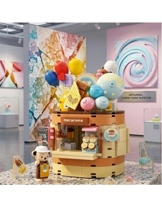 P881201 TEDDY BEAR KOLEKSİYONU DONDURMA DÜNYASI 354 PARÇA BLOCK OYUNCAK