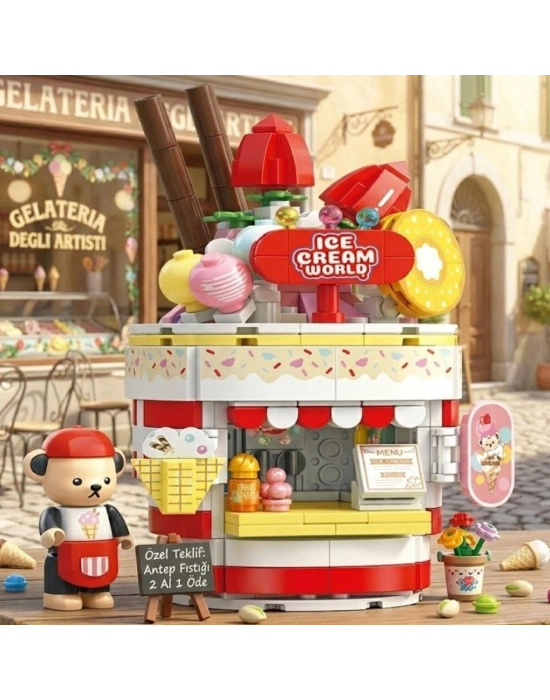 P881202 TEDDY DONDURMA SALONU 369 PARÇA BLOCK OYUNCAK