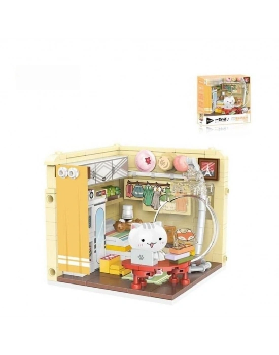 P885003 KEDİ MUTFAK 252 PARÇA BLOCK OYUNCAK