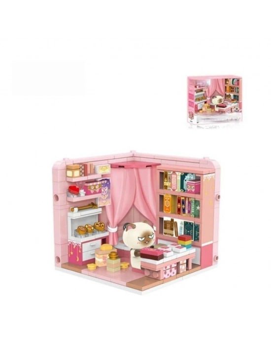 P885006 KEDİ MAKYAJ  ODASI 247 PARÇA BLOCK OYUNCAK