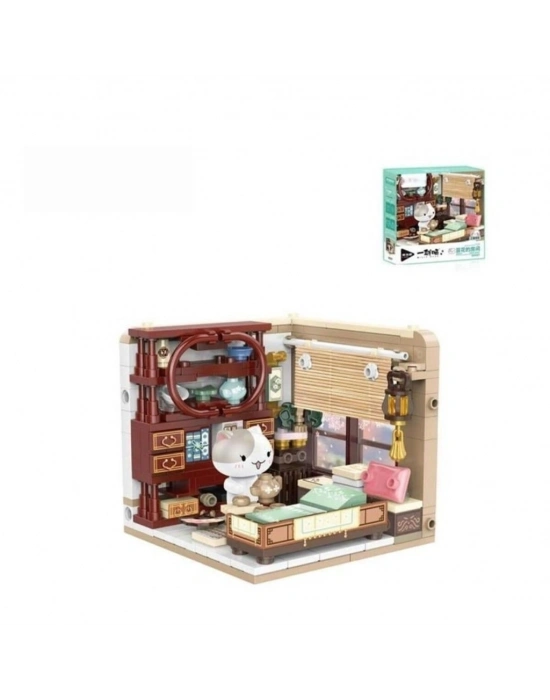 P885007 KEDİ OTURMA ODASI 263 PARÇA BLOCK OYUNCAK