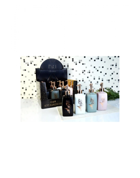 Paçi Auro Cam Sıvı Sabunluk