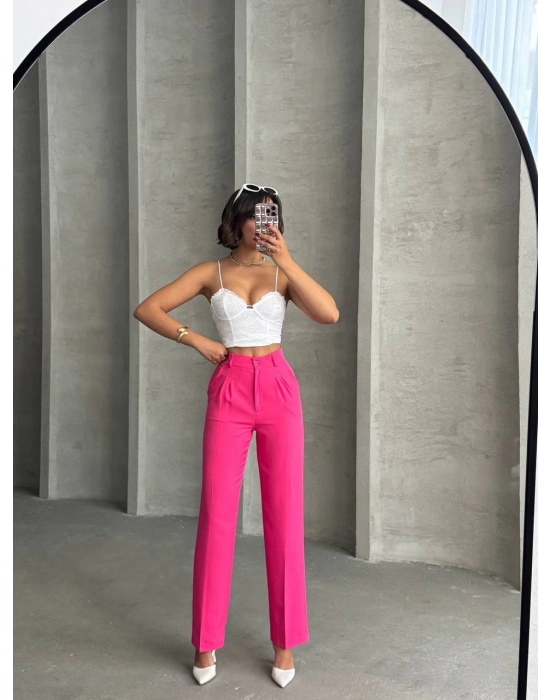 Palazzo fuşya pantolon