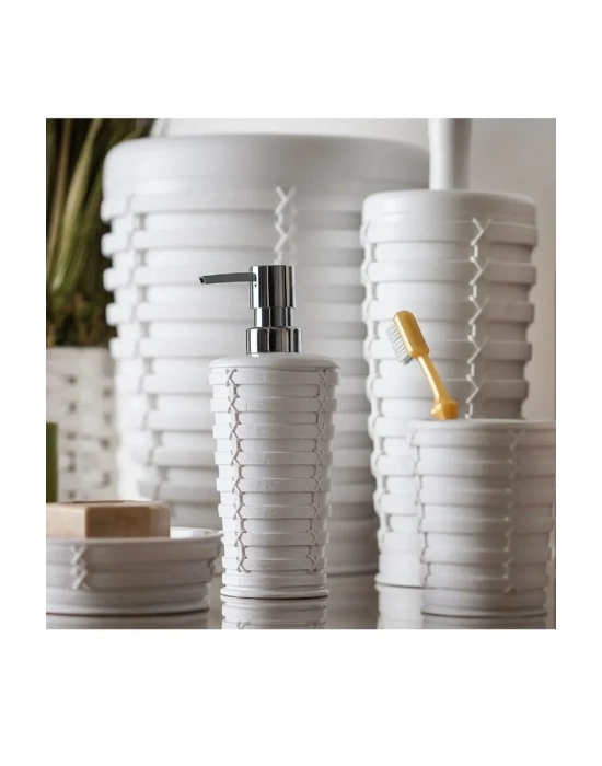 Palm Tuvalet Fırçası Beyaz Royaleks-E22