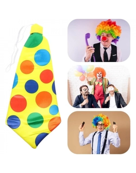 Palyaço Kravatı Lastikli Geniş Kesim