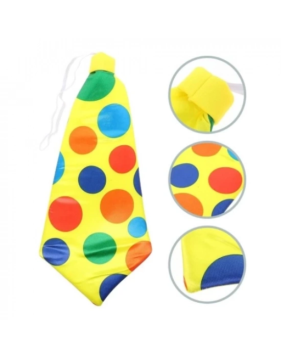 Palyaço Kravatı Lastikli Geniş Kesim