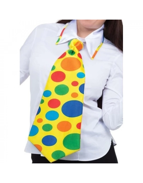Palyaço Kravatı Lastikli Geniş Kesim