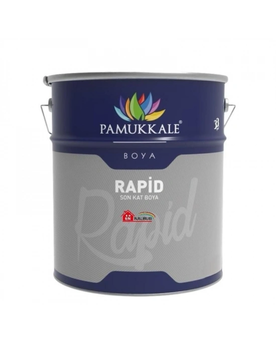 Pamukkale Rapid Endüstriyel Boya 2,5 Kg 9005 Mat Siyah