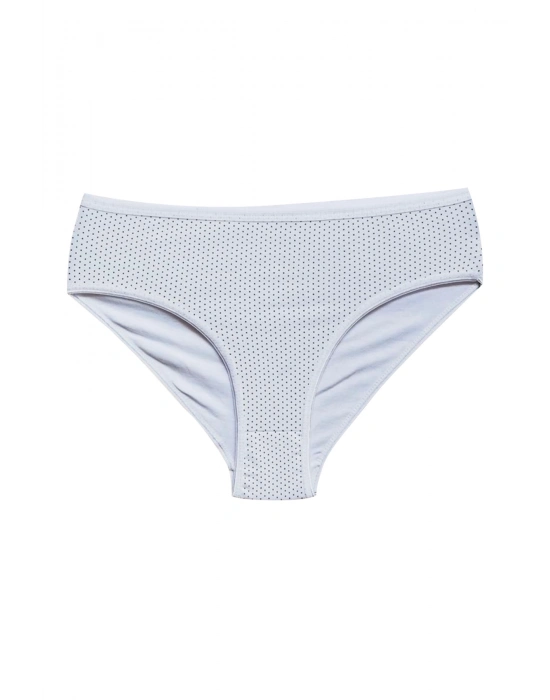 Pamuklu Geniş Kenarlı Likralı Desenli Bato Kadın Külot Desen 8