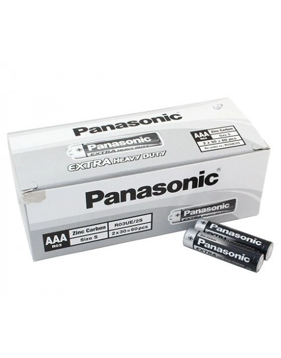 Panasonic Manganez İnce Kalem Aaa Pil 60lı Paket