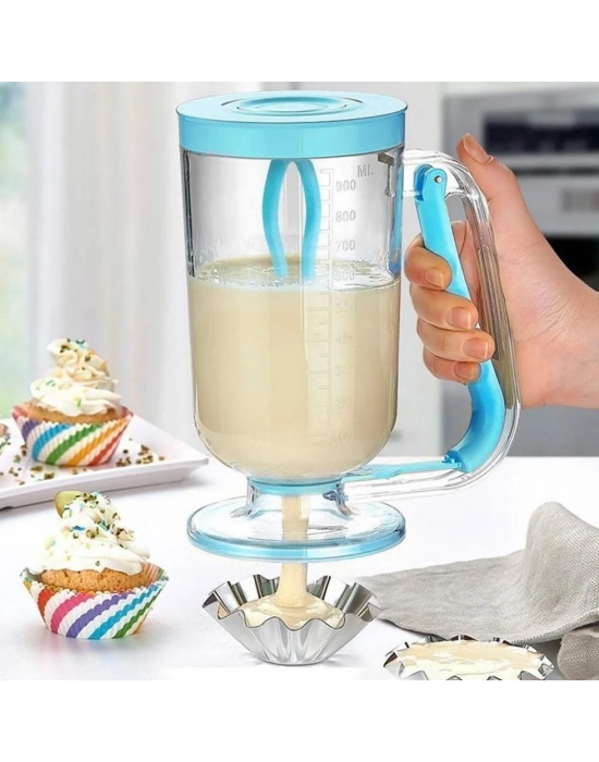 Pancake Machine Mikser Krep Makinesi Hamur Dağıtıcı Mekanizmalı