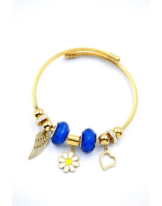 Papatya Charm Bilezik - Altın