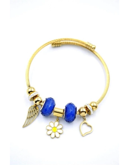 Papatya Charm Bilezik - Altın