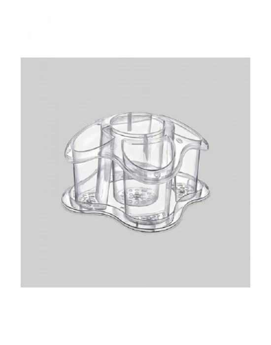 Papatya Masa Üstü Kaşıklık Şeffaf Royaleks-E227