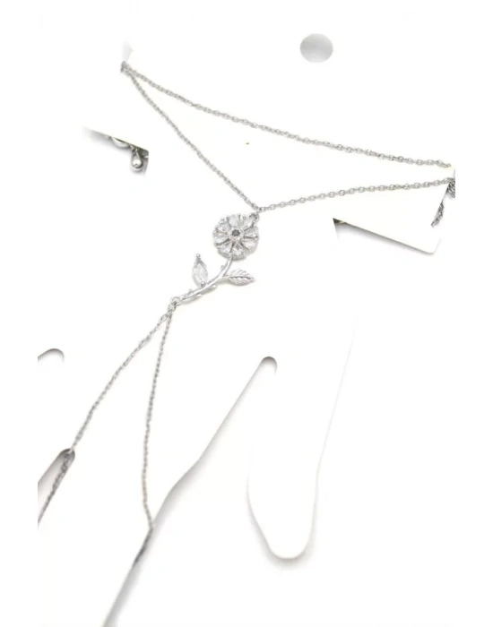 Papatya Şahmeran Bileklik - Gümüş