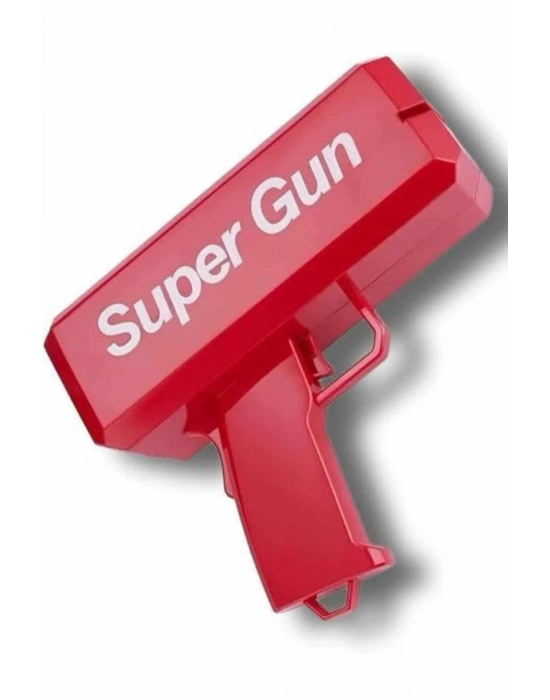 Para Dolar Saçma Para Atma Tabancası Otomatik Kırmızı Oyuncak