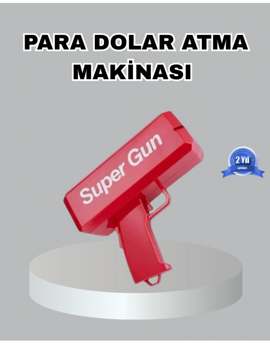 Para Saçma Makinesi Kırmızı Model 100’lü Para Hediyeli