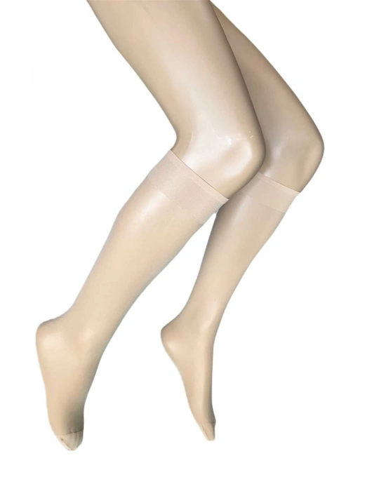 Parlak Dizaltı Kadın Çorap 15 Denye Sahra 51