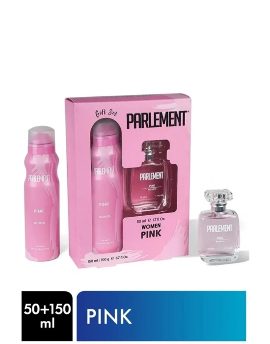 Parlement 50 Ml Pink Kadın Parfüm + 150 Ml Deodorant Seti