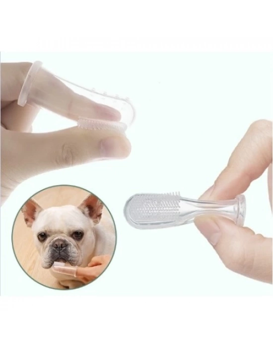 Parmağa Takılan Hayvan Diş Kaşıma Fırçası