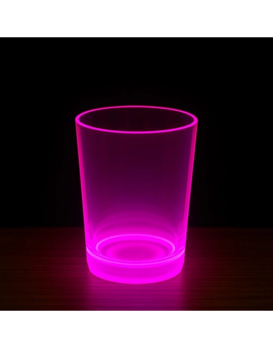 PartyGlow Neon Pembe Bardak 8.5 x 10.5 cm