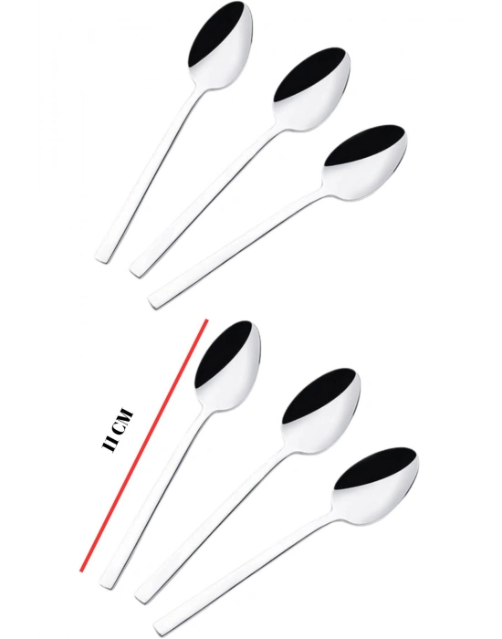 Paslanmaz Çelik 6’lı Çay Kaşığı Seti