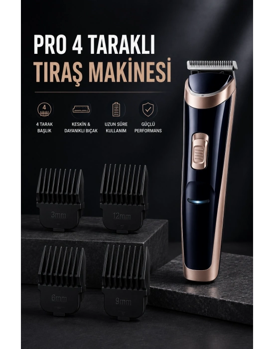 Paslanmaz Çelik Bıçaklı Hassas Çelik Bıçaklı Tıraş Makinesi