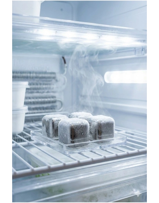 ® Paslanmaz Çelik Buz Küpü 4’lü Set – İçeceği Sulandırmadan Soğutucu Metal Taş