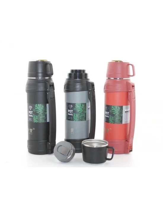 Paslanmaz Çelik Çift Katmanlı Termos 1.2 Lt Alk2312